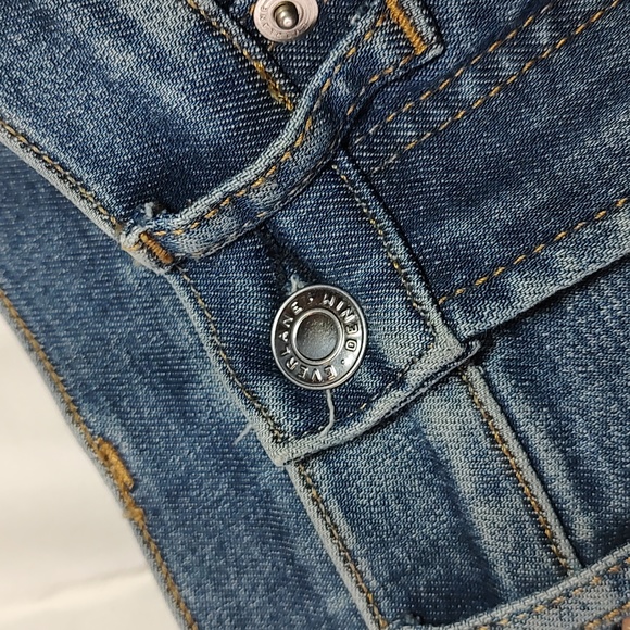 Everlane Denim Jeans High Waist Rise Skinny Eco Stone Wash - Picture 10 of 14